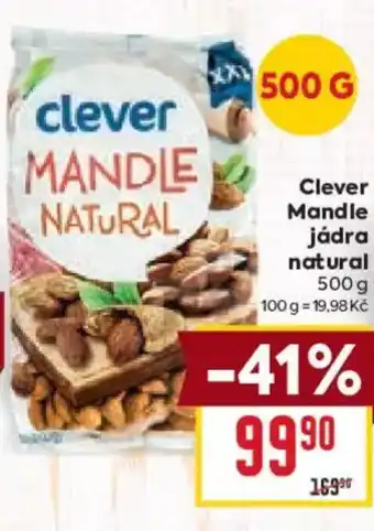 Billa Clever Mandle jádra natural nabídka