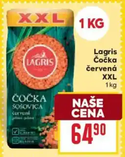 Billa Lagris Čočka červená XXL nabídka