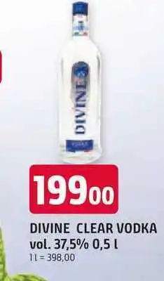 Trefa DIVINE CLEAR VODKA vol. 37,5% 0,5l nabídka
