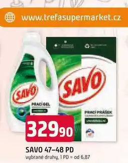 Trefa SAVO 47-48 PD vybrané druhy nabídka