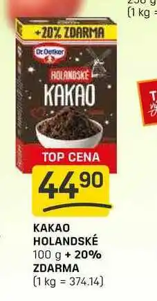 KAKAO HOLANDSKÉ 100 g