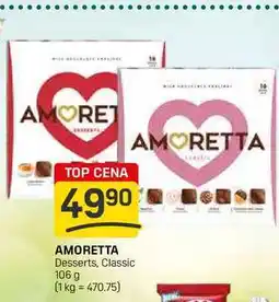 Flop AMORETTA Desserts, Classic 106 g nabídka