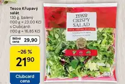 Tesco Tesco Křupavý salát, 130 g, balený nabídka