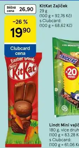 Tesco KitKat Zajíček, 29 g nabídka