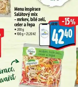 Albert Menu inspirace Salátový mix - mrkev, bílé zelí, celer a řepa 200 g nabídka