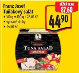 Albert Franz Josef Tuňákový salát nabídka