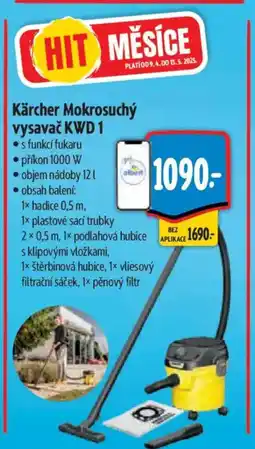 Albert Kärcher Mokrosuchý vysavač KWD 1 nabídka