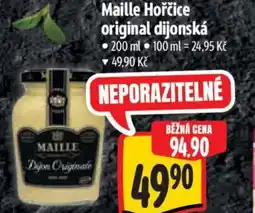 Albert Maille Hořčice original dijonská nabídka
