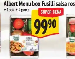 Albert Albert Menu box Fusilli salsa rossa nabídka