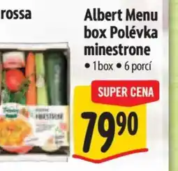 Albert Albert Menu box Polévka minestrone nabídka