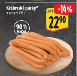 Albert Královské párky nabídka