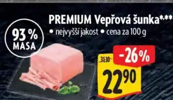 Albert PREMIUM Vepřová šunka nabídka
