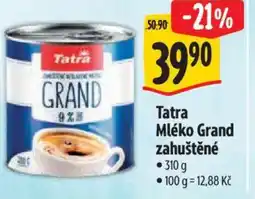 Albert Tatra Mléko Grand zahuštěné nabídka