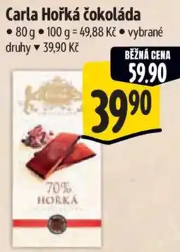 Albert Carla Hořká čokoláda nabídka
