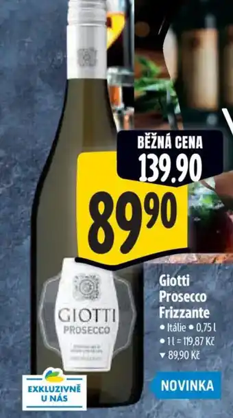 Albert Giotti Prosecco Frizzante nabídka