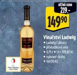 Albert Vinařství Ludwig nabídka