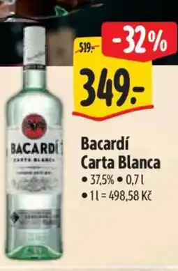 Albert BACARDI Carta Blanca nabídka