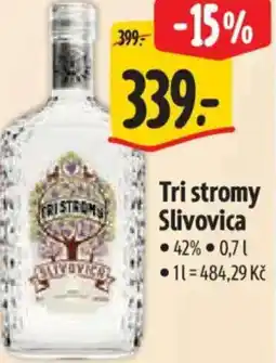 Albert Tri stromy Slivovica nabídka