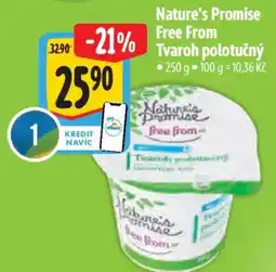 Albert Nature's Promise Free From Tvaroh polotučný nabídka