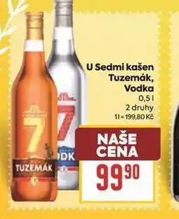 Billa U sedmi kašen vodka, tuzemák nabídka