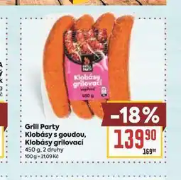 Billa Klobásy s goudou nabídka
