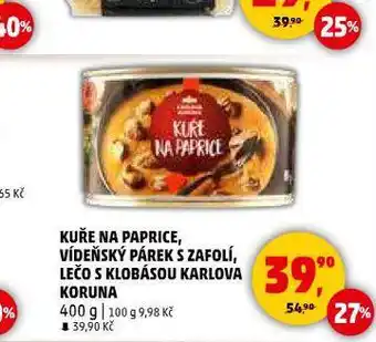 Penny Market Kuře na paprice nabídka