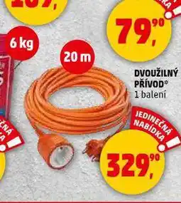 Penny Market Dvoužilný přívod nabídka