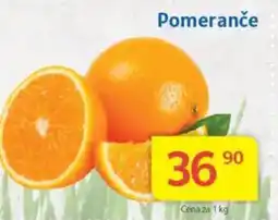 Kubík potraviny Pomeranče nabídka