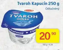 Kubík potraviny Tvaroh Kapucín nabídka