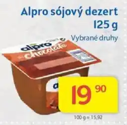 Kubík potraviny Alpro sójový dezert nabídka