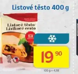 Kubík potraviny Listové těsto nabídka