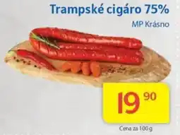 Kubík potraviny Trampské cigáro 75% nabídka