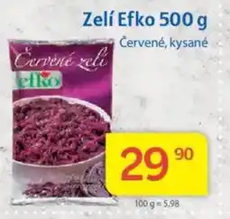 Kubík potraviny Zelí Efko nabídka