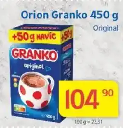 Kubík potraviny Orion Granko nabídka