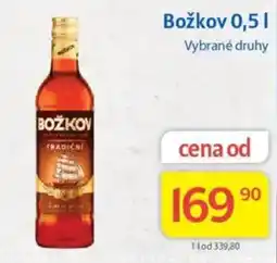 Kubík potraviny BOŽKOV nabídka