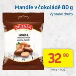 Kubík potraviny Mandle v čokoládě nabídka