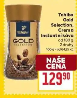 Billa Tchibo Gold Selection, Crema Instantní káva nabídka