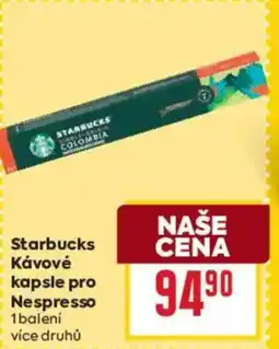 Billa STARBUCKS Κάνονέ kapsle pro Nespresso nabídka