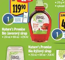 Albert Bio javorový sirup nabídka