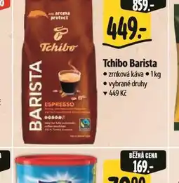 Albert Tchibo barista zrnková káva nabídka