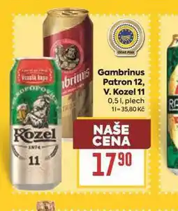 Billa Pivo velkopopovický kozel 11 nabídka