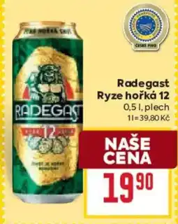 Billa Radegast Ryze hořká 12 nabídka