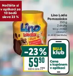 Billa Lino Lada Pomazánka nabídka