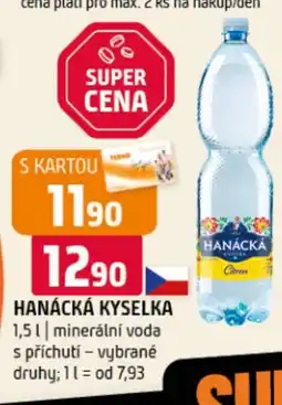 Terno Hanácká kyselka nabídka