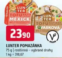 Terno Lunter pomazánka nabídka