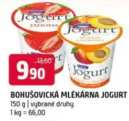 Terno Bohušovická mlékárna jogurt nabídka