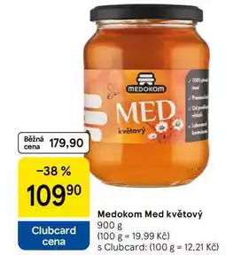 Tesco Medokom Med květový, 900 g nabídka