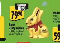 Albert Lindt zlatý zajíček nabídka