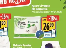 Albert Bio mozzarella nabídka