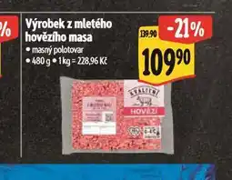 Albert Výrobek z mletého hovězího masa nabídka